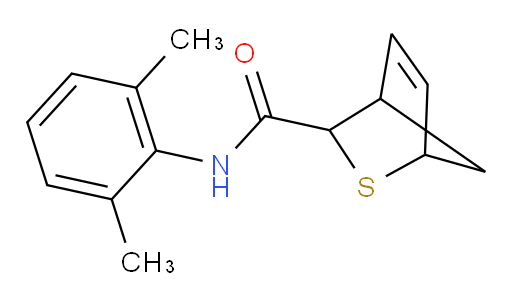 N-(2,6-dimethylphenyl)-2-thiabicyclo[2.2.1]hept-5-ene-3-carboxamide
