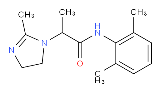 N-(2,6-dimethylphenyl)-2-(2-methyl-4,5-dihydro-1H-imidazol-1-yl)propanamide