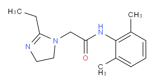 N-(2,6-dimethylphenyl)-2-(2-ethyl-4,5-dihydro-1H-imidazol-1-yl)acetamide