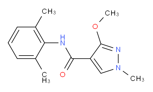N-(2,6-dimethylphenyl)-3-methoxy-1-methyl-1H-pyrazole-4-carboxamide