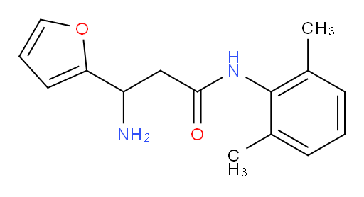 3-amino-N-(2,6-dimethylphenyl)-3-(furan-2-yl)propanamide