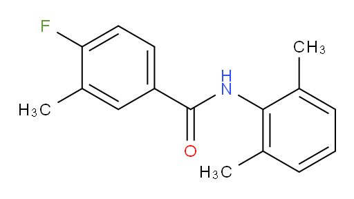 N-(2,6-dimethylphenyl)-4-fluoro-3-methylbenzamide