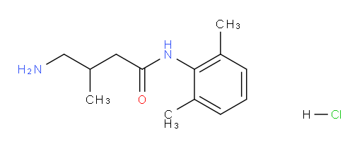 4-amino-N-(2,6-dimethylphenyl)-3-methylbutanamide hydrochloride