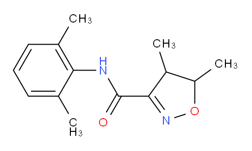 N-(2,6-dimethylphenyl)-4,5-dimethyl-4,5-dihydroisoxazole-3-carboxamide
