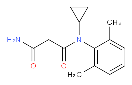 N1-cyclopropyl-N1-(2,6-dimethylphenyl)malonamide