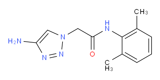 2-(4-amino-1H-1,2,3-triazol-1-yl)-N-(2,6-dimethylphenyl)acetamide