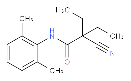 2-cyano-N-(2,6-dimethylphenyl)-2-ethylbutanamide