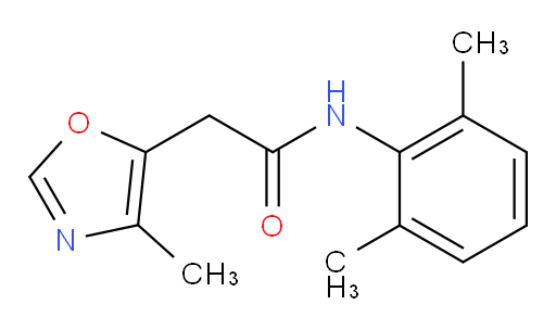 N-(2,6-dimethylphenyl)-2-(4-methyloxazol-5-yl)acetamide
