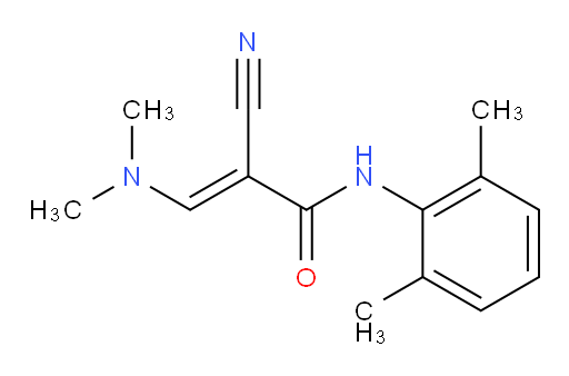 (E)-2-cyano-3-(dimethylamino)-N-(2,6-dimethylphenyl)acrylamide