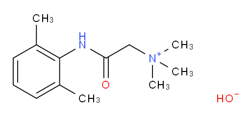 2-((2,6-dimethylphenyl)amino)-N,N,N-trimethyl-2-oxoethanaminium hydroxide