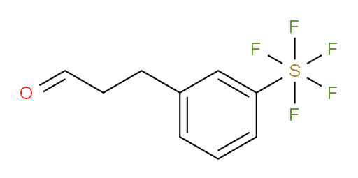 [3-(3-oxopropyl)phenyl]sulfur pentafluoride