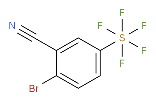 (4-Bromo-3-cyanophenyl)sulfur pentafluoride