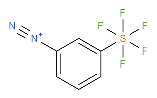 (3-diazoniophenyl)sulfur pentafluoride(1+)
