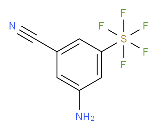 (3-Amino-5-cyanophenyl)sulfur pentafluoride