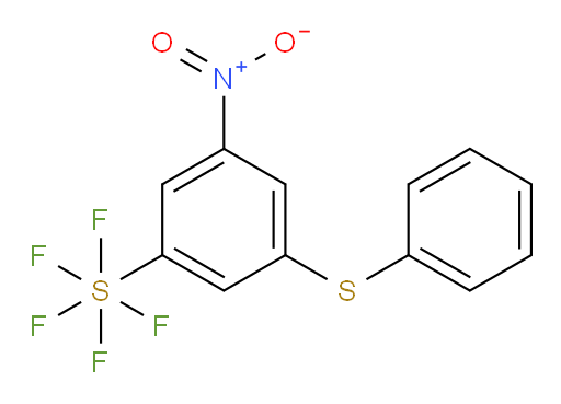 3-nitro-5-(phenylthio)(pentafluoromercapto)benzene