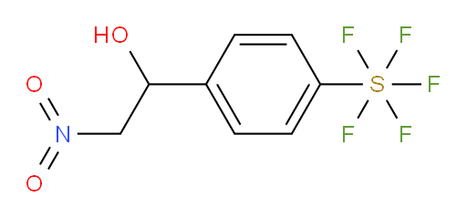 [4-(1-hydroxy-2-nitroethyl)phenyl]sulfur pentafluoride