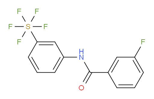 [3-[(3-fluorobenzoyl)amino]phenyl]sulfur pentafluoride