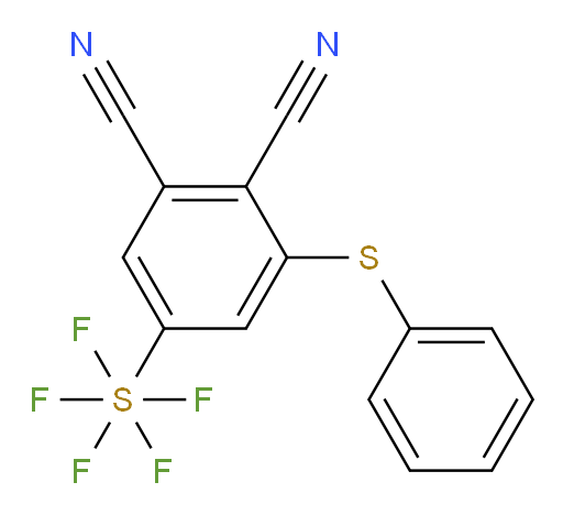 [3,4-Dicyano-5-(phenylthio)phenyl]sulfur pentafluoride