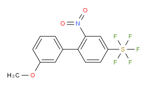 (3'-methoxy-2-nitro-biphenyl-4-yl)sulfur pentafluoride