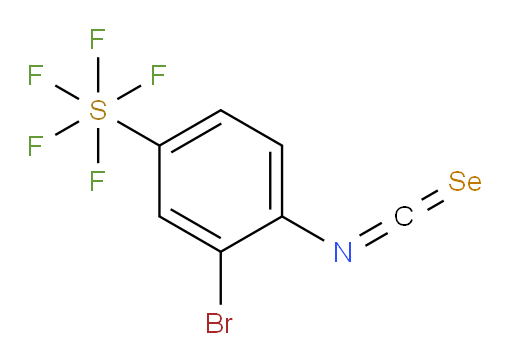 (3-Bromo-4-isoselenocyanatophenyl)sulfur pentafluoride