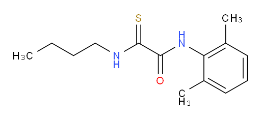 2-(butylamino)-N-(2,6-dimethylphenyl)-2-thioxoacetamide