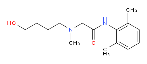 N-(2,6-dimethylphenyl)-2-((4-hydroxybutyl)(methyl)amino)acetamide