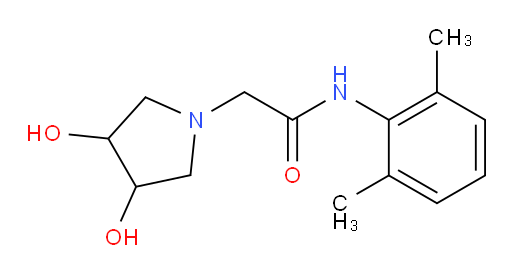 2-(3,4-dihydroxypyrrolidin-1-yl)-N-(2,6-dimethylphenyl)acetamide