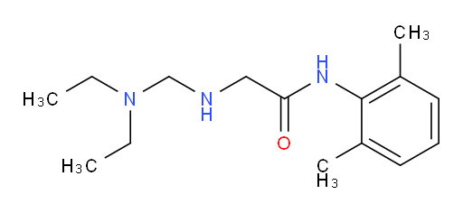 2-(((diethylamino)methyl)amino)-N-(2,6-dimethylphenyl)acetamide
