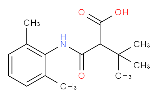 2-((2,6-dimethylphenyl)carbamoyl)-3,3-dimethylbutanoic acid
