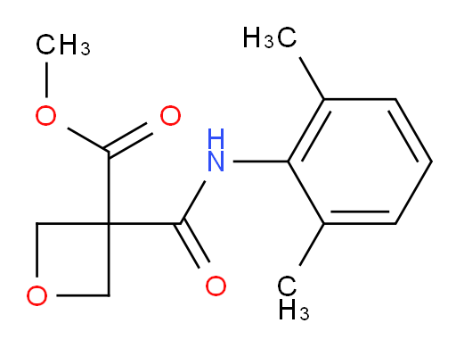 methyl 3-((2,6-dimethylphenyl)carbamoyl)oxetane-3-carboxylate