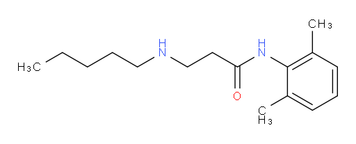 N-(2,6-dimethylphenyl)-3-(pentylamino)propanamide