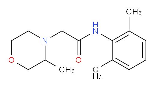 N-(2,6-dimethylphenyl)-2-(3-methylmorpholino)acetamide