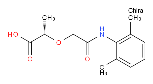 (S)-2-(2-((2,6-dimethylphenyl)amino)-2-oxoethoxy)propanoic acid