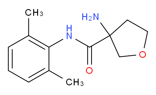 3-amino-N-(2,6-dimethylphenyl)tetrahydrofuran-3-carboxamide