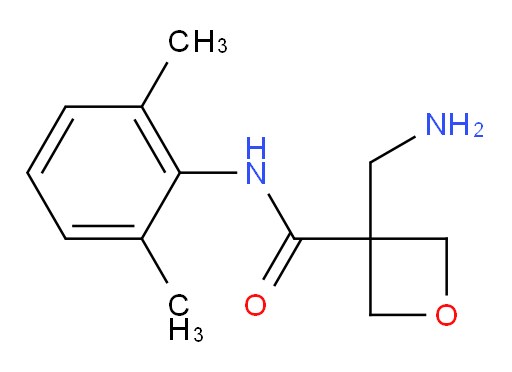 3-(aminomethyl)-N-(2,6-dimethylphenyl)oxetane-3-carboxamide