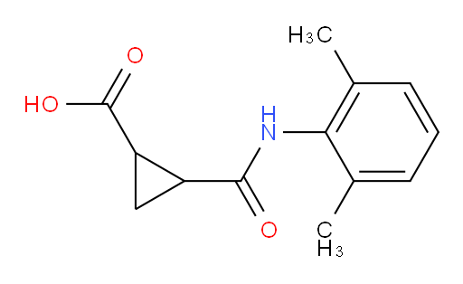 2-((2,6-dimethylphenyl)carbamoyl)cyclopropanecarboxylic acid