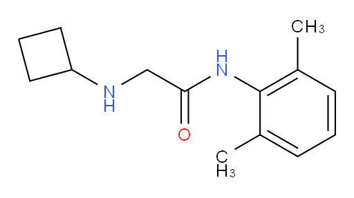 2-(cyclobutylamino)-N-(2,6-dimethylphenyl)acetamide
