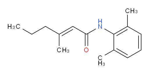 (E)-N-(2,6-dimethylphenyl)-3-methylhex-2-enamide