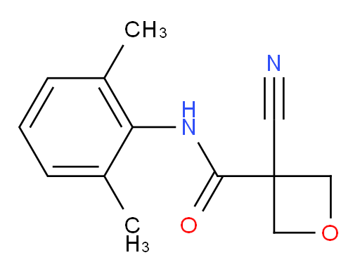 3-cyano-N-(2,6-dimethylphenyl)oxetane-3-carboxamide