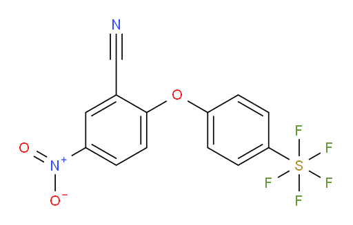 2-(4-(pentafluoromercapto)phenoxy)-5-nitrobenzonitrile