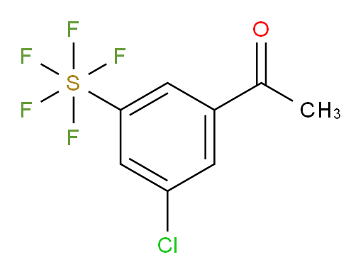 (3-Acetyl-5-chlorophenyl)sulfur pentafluoride
