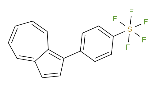 4-(azulen-1-yl)(pentafluoromercapto)benzene