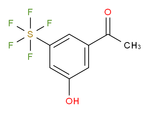 (3-Acetyl-5-hydroxyphenyl)sulfur pentafluoride