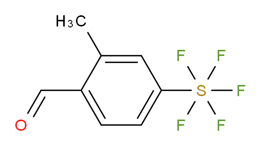4-(pentafluoromercapto)-2-methylbenzaldehyde