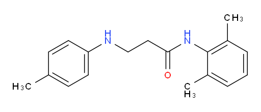 N-(2,6-dimethylphenyl)-3-(p-tolylamino)propanamide