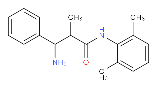 3-amino-N-(2,6-dimethylphenyl)-2-methyl-3-phenylpropanamide