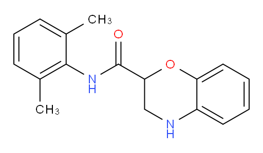 N-(2,6-dimethylphenyl)-3,4-dihydro-2H-benzo[b][1,4]oxazine-2-carboxamide