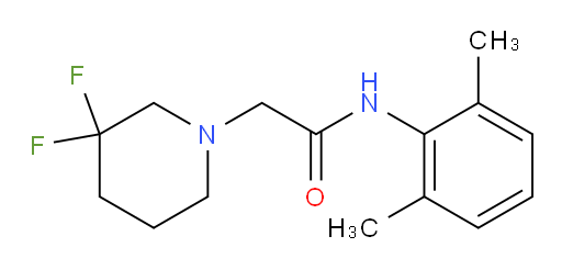 2-(3,3-difluoropiperidin-1-yl)-N-(2,6-dimethylphenyl)acetamide