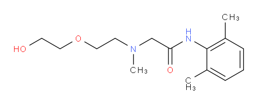 N-(2,6-dimethylphenyl)-2-((2-(2-hydroxyethoxy)ethyl)(methyl)amino)acetamide