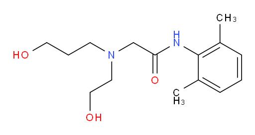 N-(2,6-dimethylphenyl)-2-((2-hydroxyethyl)(3-hydroxypropyl)amino)acetamide